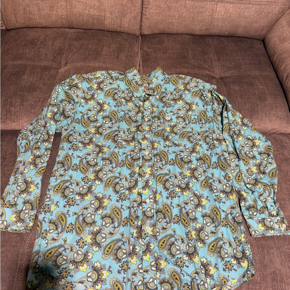 Cinch men’s long sleeve button up shirt